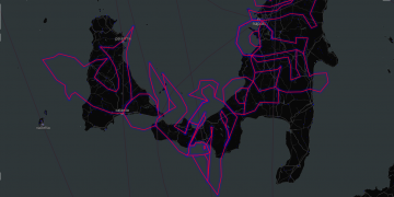 40 KWY ITALY, SIGNA, particolare sud Italia e isole